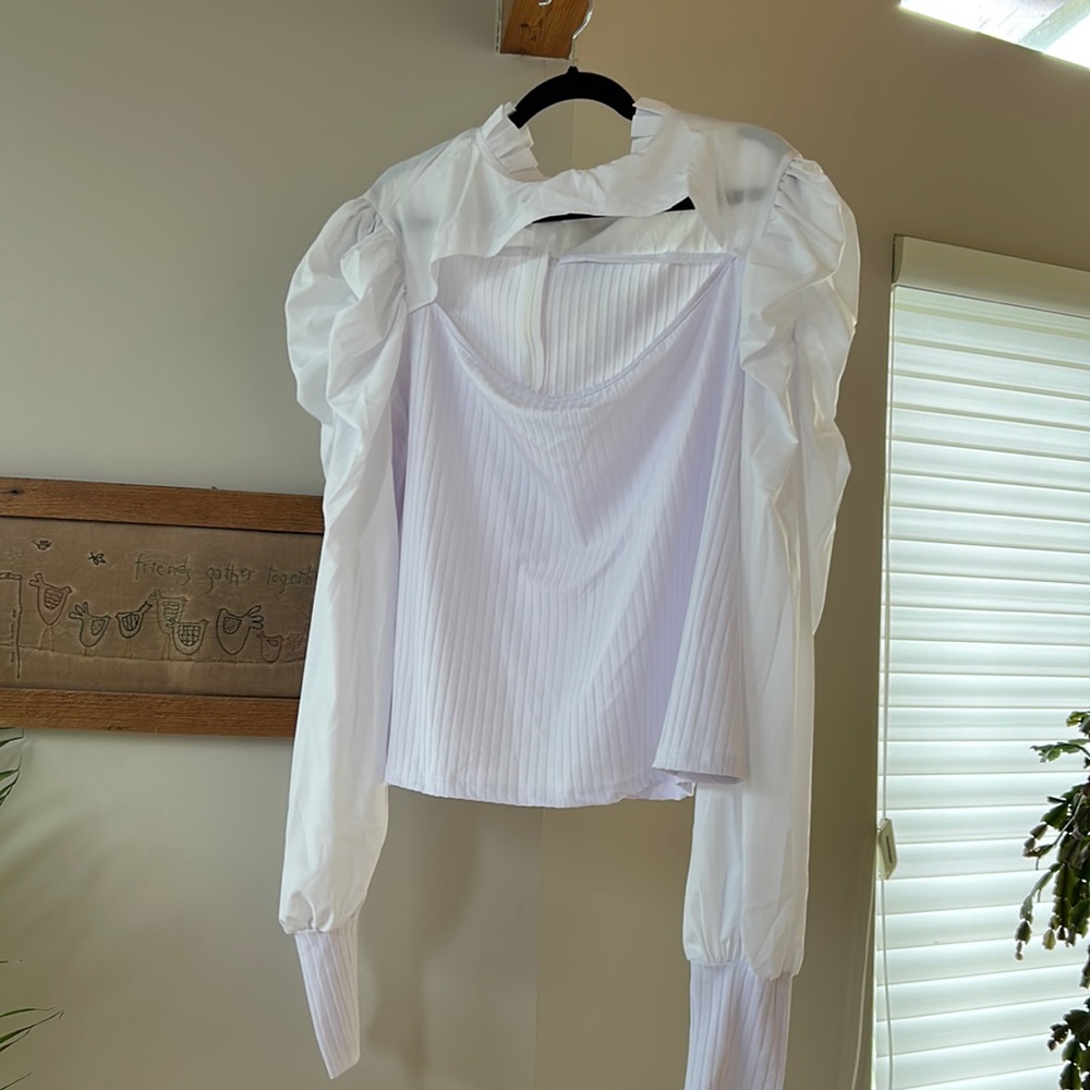 XPLUSWEAR White blouse, new never been worn, ordered 2 by mistake